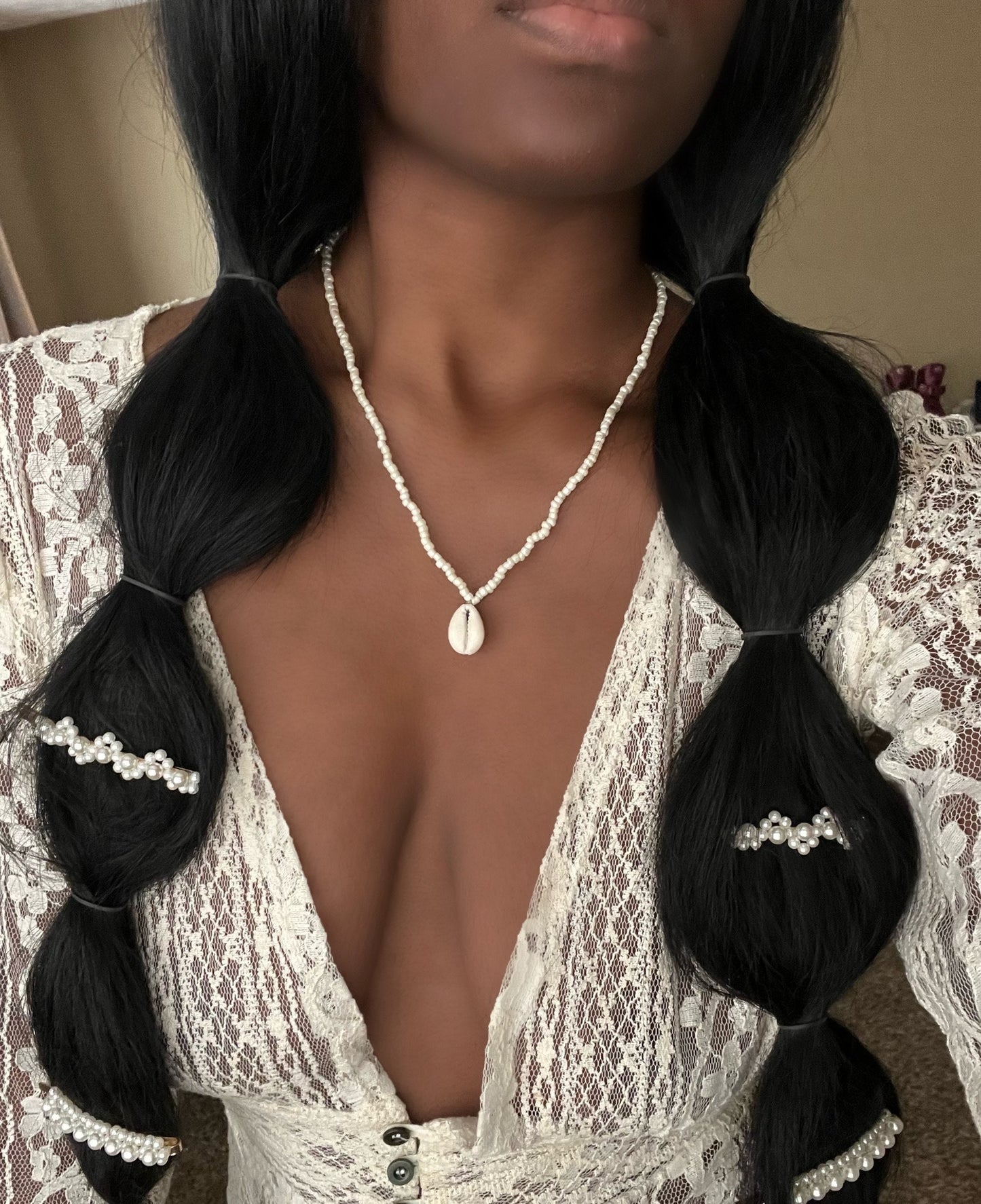 Cowrie Shell Set (Ivory)