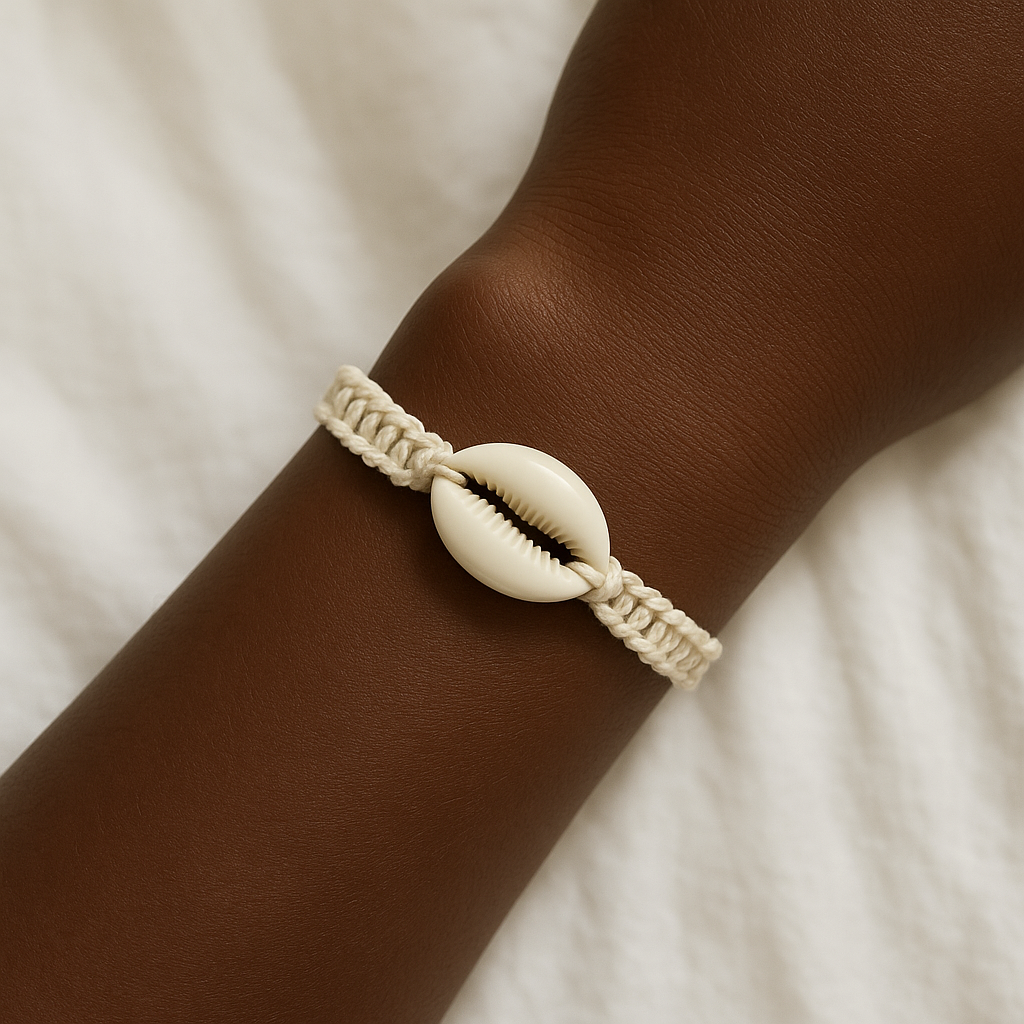 The Braided Cowrie Bracelet
